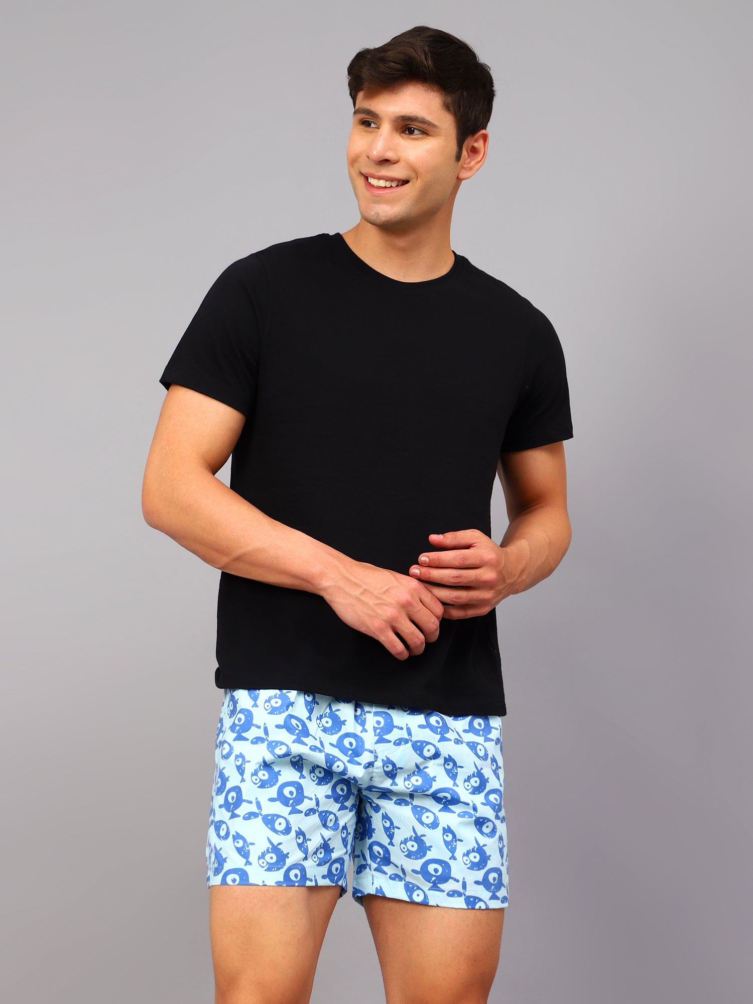 Aqua Boxer Shorts