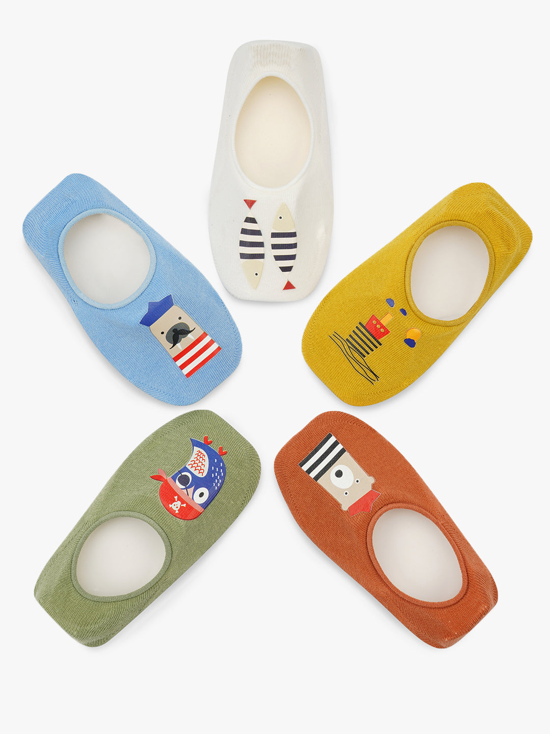 Sea life Pack of 5 socks
